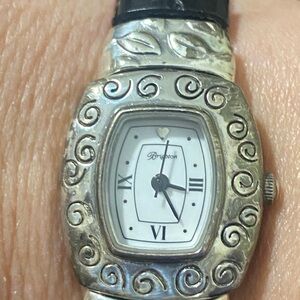 Brighton Silver Swirl Women's Watch